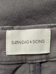 Vorschaubild 3 von Stoffhose Herren Grau Gr. W40/56/XXL Baumwolle Uni Casual Knopf