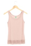 Vorschaubild 1 von Damen Top Rosa Gr. 32/XS Casual Elegant Spitze
