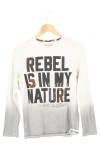 Vorschaubild 1 von Jungen Langarmshirt Gr. 176 Weiß Casual Schriftzug
