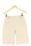 Vorschaubild 1 von Damen Shorts Gr. 26 Beige Klassisch Preppy Baumwolle Chino