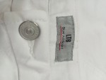 Vorschaubild 2 von Jeans Shorts Damen Gr. 42 Weiß Baumwolle Elasthan Uni Casual Freizeit Logo