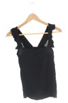 Vorschaubild 1 von Damen Top Schwarz Gr. 32/XS Rüschen Casual Elegant
