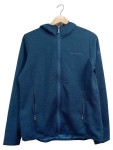 Vorschaubild 1 von Fleecejacke Damen Petrol Gr. 40/L Polyester Strukturmuster Outdoor Langarm
