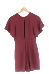 Vorschaubild 2 von Damen Jumpsuit Gr. 38/M Rot Elegant mit Spitze
