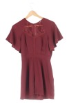 Vorschaubild 1 von Damen Jumpsuit Gr. 38/M Rot Elegant mit Spitze