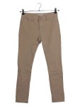 Vorschaubild 1 von Jeans Straight Leg Damen Gr. 36 Beige Baumwolle Uni Casual Freizeit