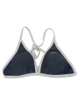 Vorschaubild 1 von Bikini-Oberteil Damen Gr. 34/XS Schwarz Polyamid Uni Sportlich