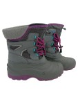 Vorschaubild 1 von Schneestiefel Kinder Gr. 32 Grau Kunststoff Zugbandverschluss Uni