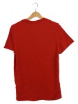 Vorschaubild 1 von T-Shirt Damen Rot Gr. 44 Baumwolle Uni Casual Kurzarm Freizeit