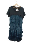 Vorschaubild 1 von Freizeitkleid Damen Schwarz Gr. 38/M Lyocell Uni Modisch Frühjahr/Sommer