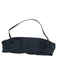 Vorschaubild 2 von Bikini-Oberteil Damen Gr. 36 Schwarz Uni Klassisch Ärmellos Freizeit