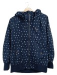Vorschaubild 1 von Damen Steppjacke Schwarz Gr. 34 XS Vogel Muster Kapuzenjacke