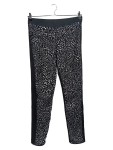 Vorschaubild 1 von Leggings Damen Schwarz Gr. 42 Grafisch Casual Freizeit Minimalistisch