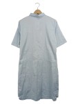 Vorschaubild 2 von Blusenkleid Hemdblusenkleid Hellblau Kurzarm Damen Gr. 42 / XL