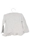 Vorschaubild 2 von LEVIS Kinder Langarmshirt Gr. 68 Grau mit Herzen Logo-Print Rüschen Casual