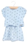 Vorschaubild 1 von Kinder Freizeitkleid Blau Gr. 128 Baumwolle Preppy Casual Schleifen