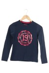 Vorschaubild 1 von PEPPERTS! Kinder Langarmshirt Blau Gr. 146 mit Schriftzug Logo Casual