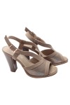 Vorschaubild 1 von JENNYFAIRY Sandaletten Damen Gr. 37 Braun Elegant Modisch Absatz 10cm