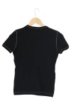 Vorschaubild 2 von Damen T-Shirt Schwarz Gr. 32/XXS Pailletten Glitzer Modisch Casual