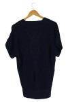 Vorschaubild 2 von Damen Pullunder Gr. 36/S Blau Casual Preppy Strick V-Ausschnitt