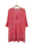 Vorschaubild 1 von DW-Shop Tunikakleider rot Größe 50