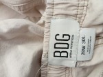 Vorschaubild 3 von Cargohose Damen Beige Gr. 38 Baumwolle Uni Streetwear Freizeit Logo 33 cm