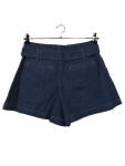 Vorschaubild 2 von FRAME High-Waist-Shorts blau Größe 38