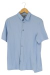 Vorschaubild 1 von Herren Freizeithemd Blau Gr. 46/S Kurzarm Casual Baumwolle