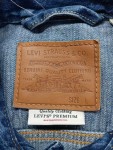 Vorschaubild 3 von Jeansjacke Herren Gr. 52/L Blau Baumwolle Uni Casual Langarm Knopf