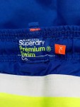 Vorschaubild 3 von Badeshorts Herren Blau Gr. 52 Polyester Logo-Print Sportlich Freizeit