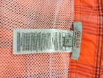 Vorschaubild 3 von Badeshorts Herren Orange Gr. 52 Polyester Kariert Sportlich Freizeit Logo