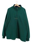 Vorschaubild 1 von Fleecepullover Herren Gr. 54 Grün Polyester Uni Vintage Langarm