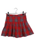 Vorschaubild 1 von Faltenrock Kinder Rot Gr. 128 Kariert Preppy Schule Herbst/Winter Minirock