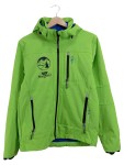 Vorschaubild 1 von Softshelljacke Herren Gr. 48 Grün Polyester Logo-Print Outdoor Langarm