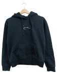 Vorschaubild 1 von Kapuzenpullover Herren Gr. 46 Schwarz Baumwolle Polyester Uni Langarm