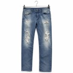Vorschaubild 1 von Jeans Regular Fit Herren Gr. W36/52/XL Blau Baumwolle Uni Casual Freizeit