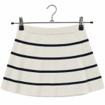 Vorschaubild 1 von Faltenrock Kinder Weiß Gr. 128 Viskose Polyamid Polyester Elasthan Casual