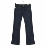 Vorschaubild 1 von Bootcut Jeans Herren Gr. W31/48/M Blau Baumwolle Uni Casual Freizeit Logo