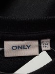 Vorschaubild 2 von Sweatshirt Kinder Schwarz Gr. 134 Baumwolle Blumenmuster Casual Langarm