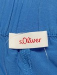 Vorschaubild 3 von Hosenrock Damen Blau Gr. W30/38/M Viskose Uni Casual Freizeit Raffungen