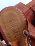 Vorschaubild 3 von Wedges Damen Gr. 38 Braun Leder Schnalle 10 cm Casual Freizeit Uni