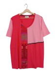 Vorschaubild 1 von Ulla Popken T-Shirts pink Größe 52