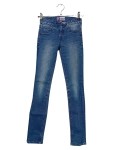 Vorschaubild 1 von Jeans Slim Fit Kinder Blau Gr. 140 Baumwolle Uni Casual Freizeit Logo