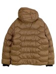 Vorschaubild 2 von Steppjacke Herren Gr. 54/XL Braun Nylon Uni Sportlich Langarm Kapuze