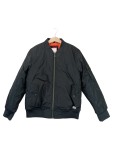 Vorschaubild 1 von Bomberjacke Kinder Gr. 140 Schwarz Polyester Uni Casual Freizeit