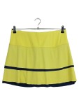 Vorschaubild 2 von Sportrock Damen Gr. 42/XL Gelb Uni Sportlich Frühjahr/Sommer Logo Minirock