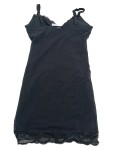 Vorschaubild 2 von Unterkleid Damen Schwarz Gr. 38/M Polyamid Tierdruck Feminin Ärmellos