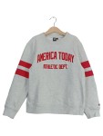 Vorschaubild 1 von Sweatshirt Kinder Gr. 134 Grau Baumwolle Schriftzug Sportlich
