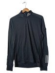 Vorschaubild 1 von Langarmshirt Herren Gr. 46/S Schwarz Polyester Uni Sportlich Logo