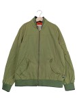 Vorschaubild 1 von Bomberjacke Kinder Oliv Gr. 152 Baumwolle Uni Casual Freizeit
